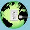 EARTH electric plug outlet Energy Globe