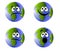 Earth Faces Emoticons Icons