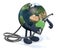 Earth with fuel pump, 3d illustration