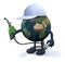 Earth with fuel pump, 3d illustration