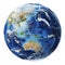 Earth globe 3d illustration. Oceania view