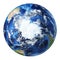 Earth globe 3d illustration. South Pole view