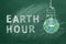 Earth hour concept