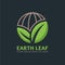 Earth Leaf logo design template, easy to customize. Earth Leaf