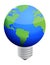 Earth lightbulb