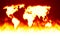 Earth map fire