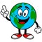 Earth Mascot Talking