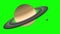 Earth-moon and planet Saturn comparison, Saturn is the sixth planet from the Sun and the second-largest in the Solar System