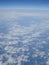 Earth, ocean and clouds, aerial view