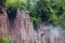 Earth pyramids in Renon, South Tyrol, Italy