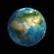 Earth rotation, realistic earh, 3d earth, globe, global, world, space