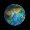 Earth rotation, realistic earh, 3d earth, globe, global, world, space