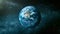 Earth\'s beauty: stunning animation captures planet\'s majesty from space.