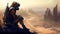 Earth\\\'s Desolate Future: A Sniper\\\'s View, Made with Generative AI