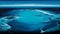 Earth\\\'s Majestic and Serene Blue Beauty from Above, Made with Generative AI