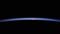 Earth seen from space. Sunset.