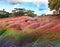 Earth of seven colors.famous tourist place of Mauritius