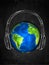 Earth Sketch Headphone music Background