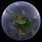 Earth viewing amazon 3D render