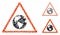 Earth warning Composition Icon of Joggly Elements