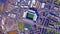 Earth Zoom from Ibrox Stadium - Glasgow - Scotland