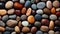 Earthen Beauty: Detailed Brown Pebble Texture