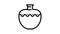 earthenware clay crockery line icon animation