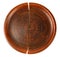 Earthenware dish on a white background