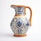 Earthenware Jug With Intriguing Pattern: A Classic Still Life Composition