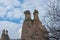 Earthern pyramids in Cappadocia