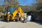 An Earthmoving Digger JCB Construction Plant Machinery