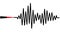 Earthquake background. seismogram for seismic measurement.