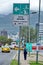 Earthquake evacuation sign in Quito