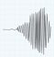 Earthquake line graph