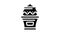 earthware clay crockery glyph icon animation