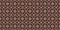 Earthy colours retro sixties geometric seamless border pattern in variegated brown tone. Modern vintage geo woven