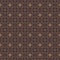 Earthy colours retro sixties geometric seamless pattern in variegated brown tones. Modern vintage geo woven textile