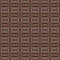 Earthy colours retro sixties geometric seamless pattern in variegated brown tones. Modern vintage geo woven textile