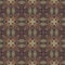 Earthy colours retro sixties geometric seamless pattern in variegated brown tones. Modern vintage geo woven textile