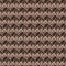 Earthy colours Victorian antique geometric seamless pattern in variegated brown tones. Modern vintage geo woven textile