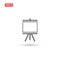 Easel canvas icon vector design isolated 2