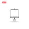 Easel canvas icon vector design isolated 5