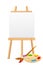 Easel with Color Palette