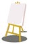 Easel, illustration, vector