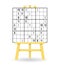 Easel sudoku game, Roman numerals