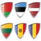 East 2 Europe Shield Flag