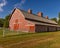 East facing view of the large Barn At Scouts Rest ranch