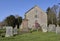 The East Gable with Door of the Old Dunnichen Parish Church and associated Cemetery.