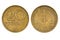 East German twenty pfennig coin.