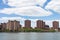 East Harlem Skyline along the East River in New York City